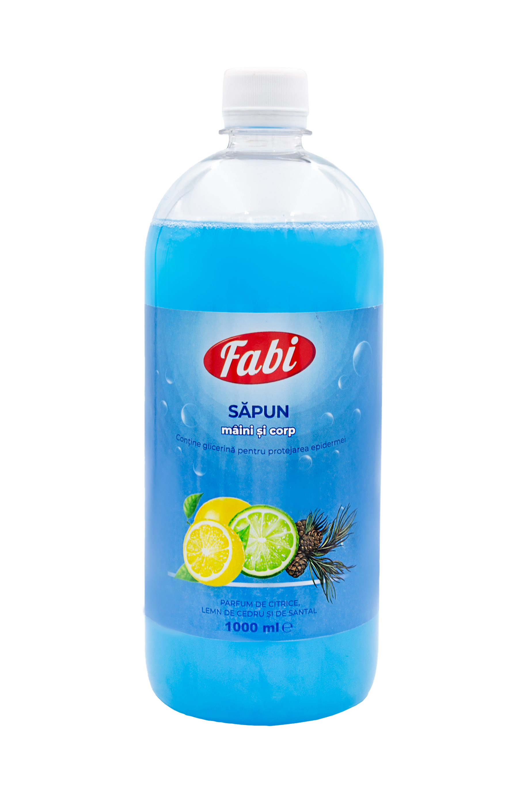 Sapun lichid parfumat flacon Fabi 1L